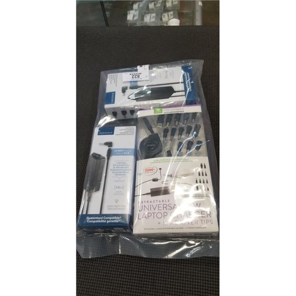 THREE BOXED UNIVERSAL CHARGERS WITH MULTITIPS