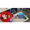 Image 1 : BAG OF CLEANING SOAPS, POWERBALL FINISH, FEBREEZE, TOILET PAPER ETC