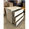 Image 2 : WHITE IKEA 3 DRAWER DRESSER
