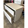Image 3 : WHITE IKEA 3 DRAWER DRESSER