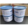Image 1 : FOUR TUBS OF NEW SATIN SMOOTH TITANIUM BLUE THIN FILM HARD WAX