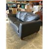 Image 3 : BLACK LEATHER SOFA