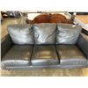 Image 4 : BLACK LEATHER SOFA