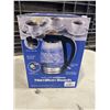 Image 3 : HAMILTON BEACH 1.7L ELECTRIC GLASS KETTLE - TESTED WORKING