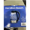 Image 4 : HAMILTON BEACH 1.7L ELECTRIC GLASS KETTLE - TESTED WORKING