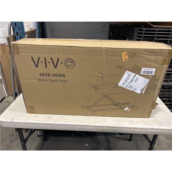 VIVO BLACK DESK RISER