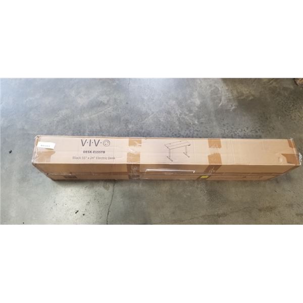 VIVO BLACK 55" X 24" ELECTRIC DESK