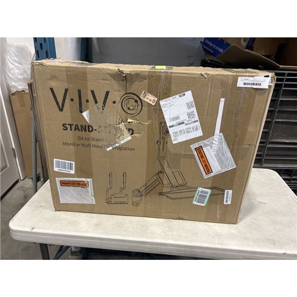 VIVO SIT TO STAND MONITOR WALL MOUNT WORKSTATION