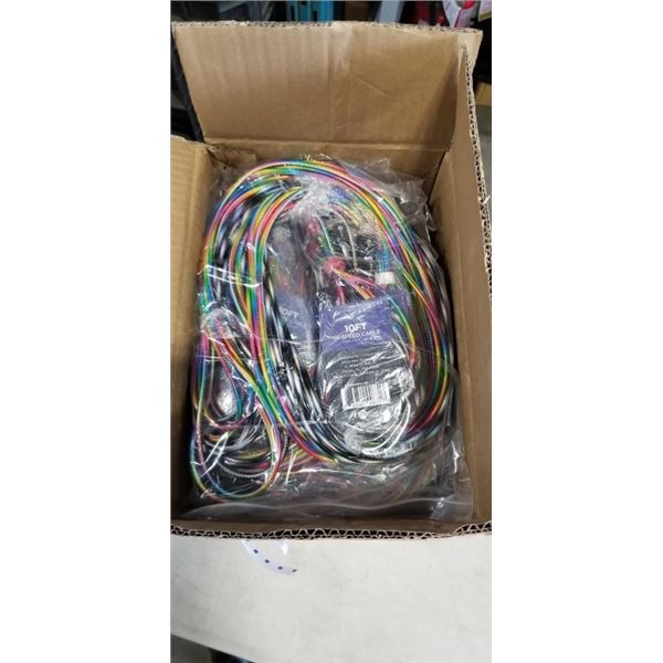 CASE OF 96 10FT CELLPHONE CHARGING CABLES