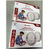 Image 1 : TWO 2 PACKS KIDDE SMOKE ALARMS