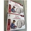 Image 2 : TWO 2 PACKS KIDDE SMOKE ALARMS