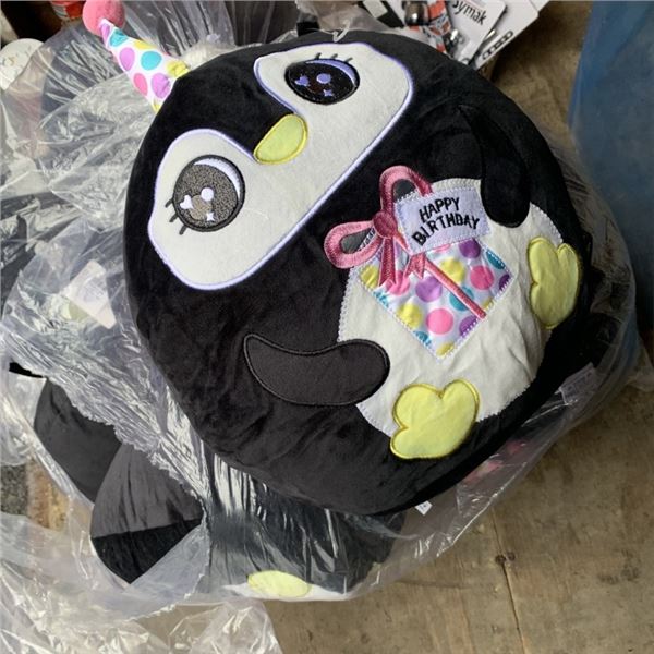 5 NEW PLUSH PENGUINS