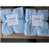 Image 1 : TWO NEW BLUE NOTES LIGHT SHERPA BLANKETS