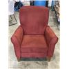 Image 1 : RED FABRIC PUSH BACK RECLINER