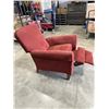 Image 2 : RED FABRIC PUSH BACK RECLINER