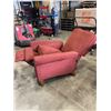 Image 4 : RED FABRIC PUSH BACK RECLINER