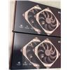 Image 2 : 2 SETS OF NOCTUA CHROMAX 140MM PREMIUM FANS. MODEL NF-A14X25G2 PWM SX2-PP.