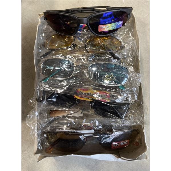 BOX OF NEW SUNGLASSES