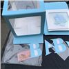 Image 4 : SEVEN NEW SETS OF BLUE BABY  CLEAR BOXES FOUR BOXES PER SET WITH LETTERS AND FIVE CLEAR BABY SHOWER 