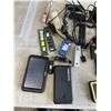 Image 4 : PLASTIC TOTE OF COMPUTER PARTS INCLUDING RAM, HARD DRIVE, ZIP DRIVES, BATTERY BANKS