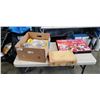 Image 1 : TRAY OF ART SUPPLIES INCLUDING 194 PIECES GIANT ART SET, VARIOUS OIL COLORS,BOB ROSS LIQUID WHITE OI