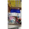 Image 3 : TRAY OF ART SUPPLIES INCLUDING 194 PIECES GIANT ART SET, VARIOUS OIL COLORS,BOB ROSS LIQUID WHITE OI