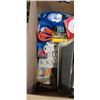 Image 2 : HUGE BOX OF ASSORTED NEW ITEMS, HOUSEHOLD, CLEANING SUPPLY ETC