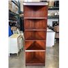 Image 1 : SOLID WOOD CHERRY FINISH CORNER CABINET