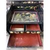 Image 3 : EASTERN CARVED AND INLAID VANITY WITH MIRROR