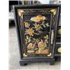 Image 5 : EASTERN CARVED AND INLAID VANITY WITH MIRROR