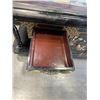 Image 5 : EASTERN CARVED AND INLAID COFFEE TABLE