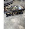 Image 7 : EASTERN CARVED AND INLAID COFFEE TABLE