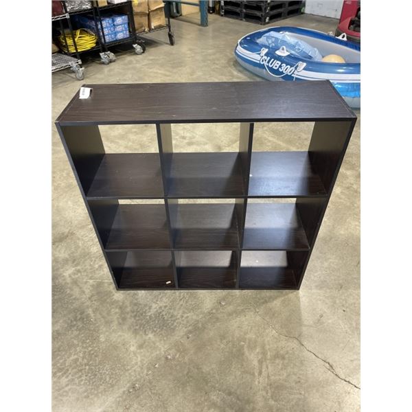 BLACK CUBBY SHELF