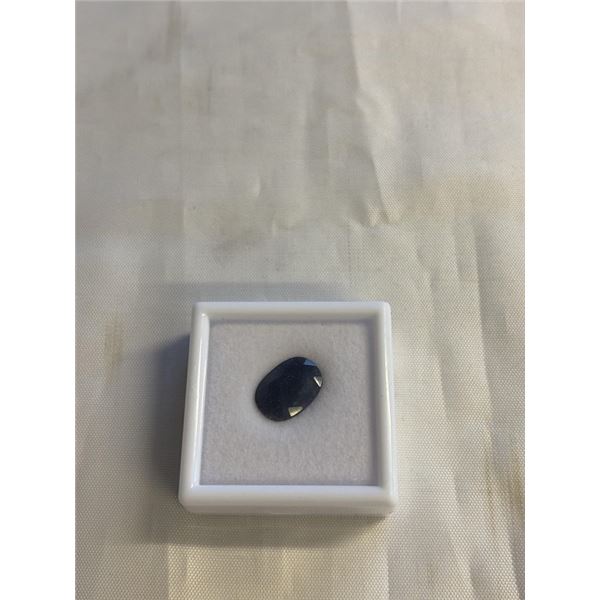 NEW 7.6CT NATURAL BLUE SAPPHIRE GEMSTONE, UNTREATED, OVAL CUT - RETAIL $2440