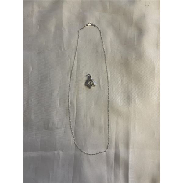 925 STERLING SILVER CHAIN W/ 925 STERLING PENDANT