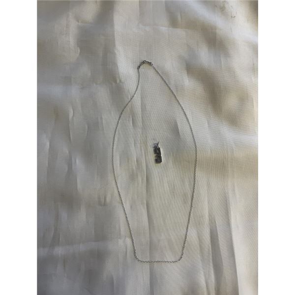 925 STERLING SILVER CHAIN W/ 925 STERLING PENDANT