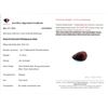 Image 1 : 11.35 CT CERTIFIED RED RUBY GEMSTONE ($13,847 APPRAISAL)