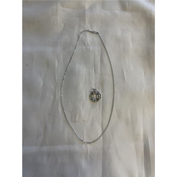 925 STERLING SILVER CHAIN W/ 925 STERLING PENDANT