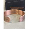 Image 3 : BRAND NEW HAND MADE NATIVE COPPER BRACELET WITH BOX, AND NATIVE BONE NECKLACE WITH LEATHER AND HEMAT