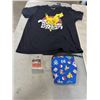 Image 1 : GRADED POKEMON CHARIZARD TAG 8 WITH POKEMON T SHIRT AND ACCESSORY BAG