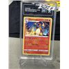 Image 2 : GRADED POKEMON CHARIZARD TAG 8 WITH POKEMON T SHIRT AND ACCESSORY BAG