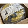Image 3 : HEAVY DUTY LIGHTED 200 FOOT YELLOW  EXTENSION CORD. 10AWG/3C