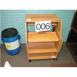 CASTERED PRINTER CABINET