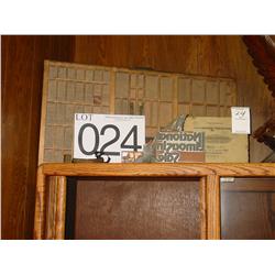 ANTIQUE PRINT STAMPS