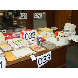 PAPER PRODUCTS & OFFICE SUPPLIES