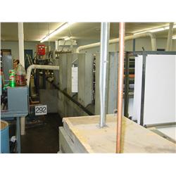 DIDDE 175 RETURN ENVELOPE PRESS 8 ½-17” CUT OFF 4 UNIT CONVENTIONAL DAMPENING SYSTEM W/POCKET GLUEIN