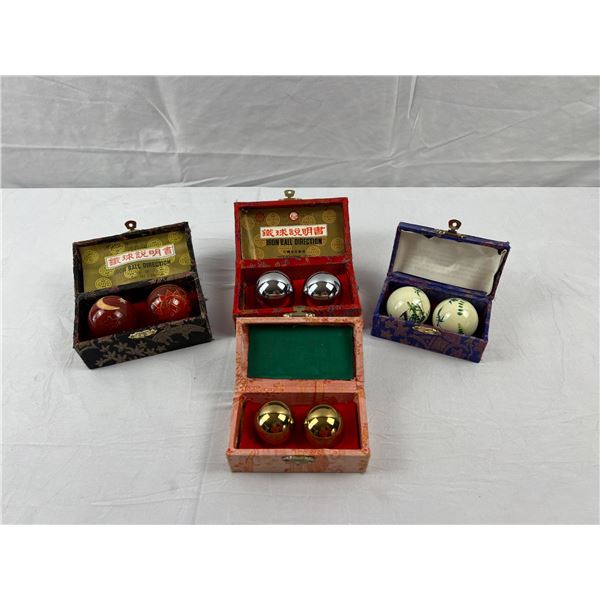 Four Sets of Baoding Balls