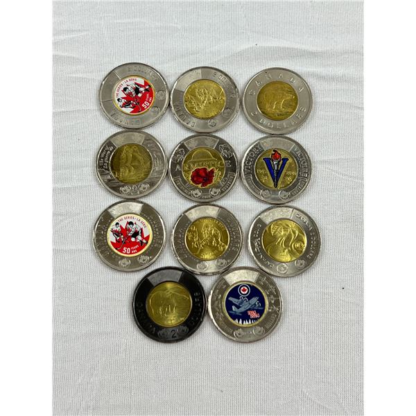 Assortment of Canadian Toonies