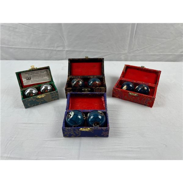 Four Sets of Baoding Balls
