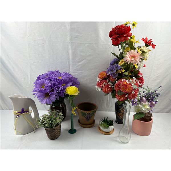 Decorative Vases and Florals